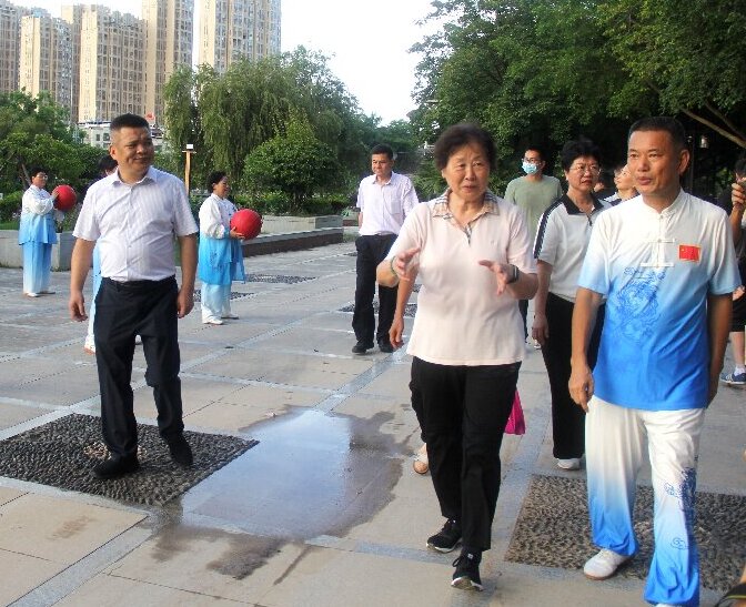 王美香主席一行到漳州市調研基層老年人體育工作